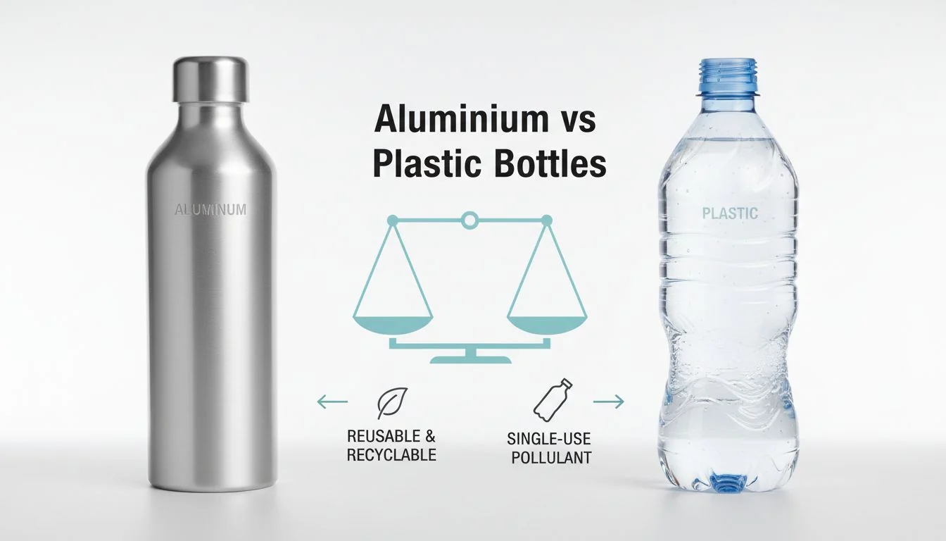 aluminium vs plastic bottle comparison