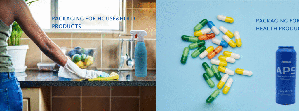 The application of custom aluminum bottles